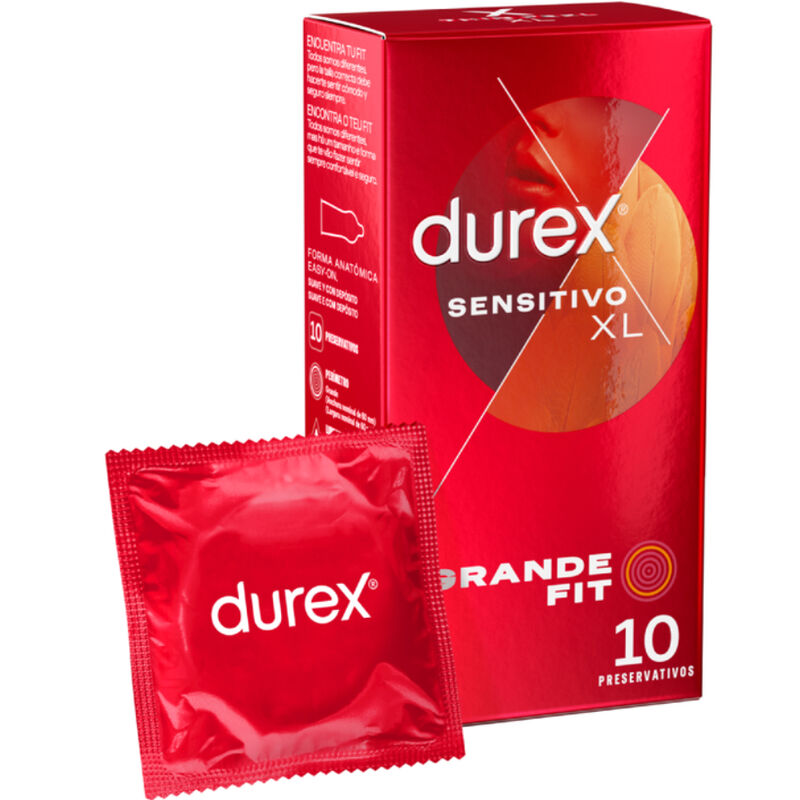 Preservativos Durex Sensitivo XL 10 Uds