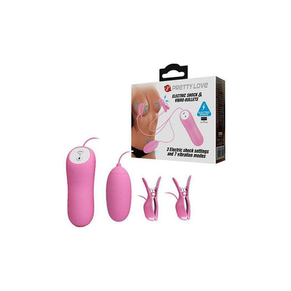 Pinzas Con Vibración Y Eletroshock Rosa