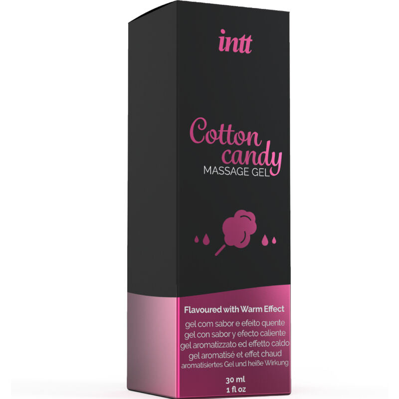 Gel De Masaje Con Sabor A Algodón De Azucar Y Efecto Calor