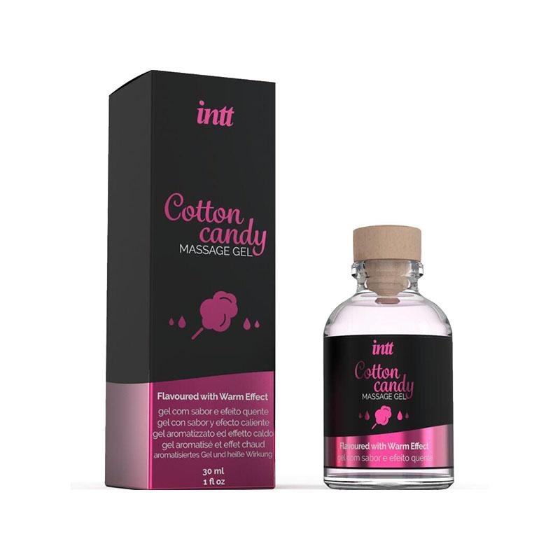 Gel De Masaje Con Sabor A Algodón De Azucar Y Efecto Calor