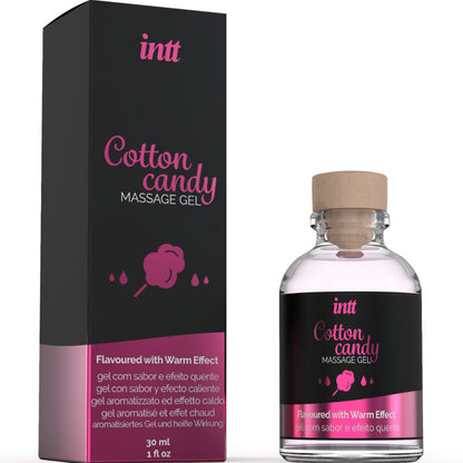 Gel De Masaje Con Sabor A Algodón De Azucar Y Efecto Calor