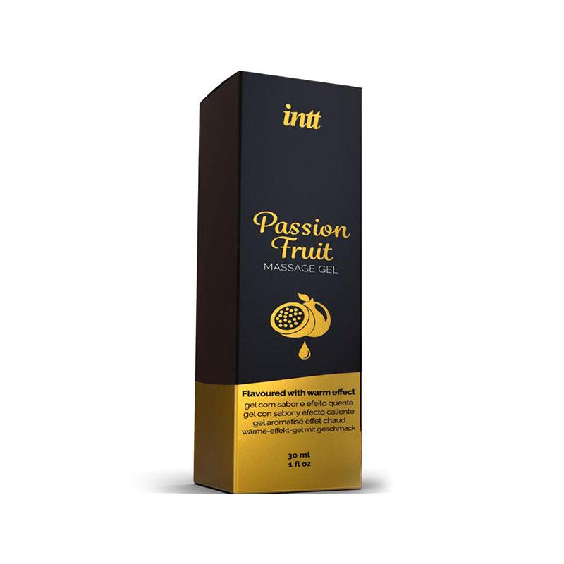 Gel De Masaje Sabor A Fruta De La Pasión Efecto Calor