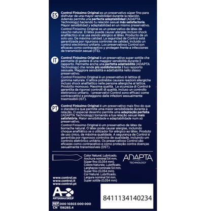 Preservativos Control Finissimo 12 Uds