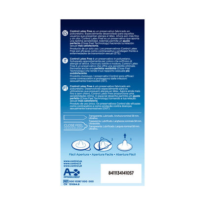 Preservativos Control Free Sin Latex 5 Uds