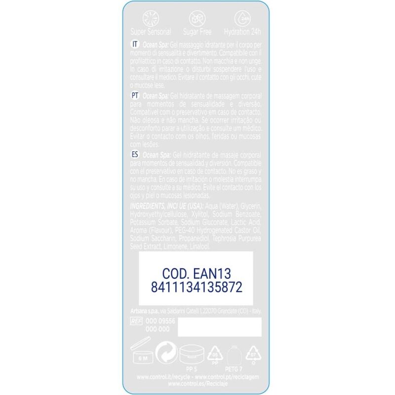 2 En 1 Massage & Pleasure Mediterranean Sea 200 ML