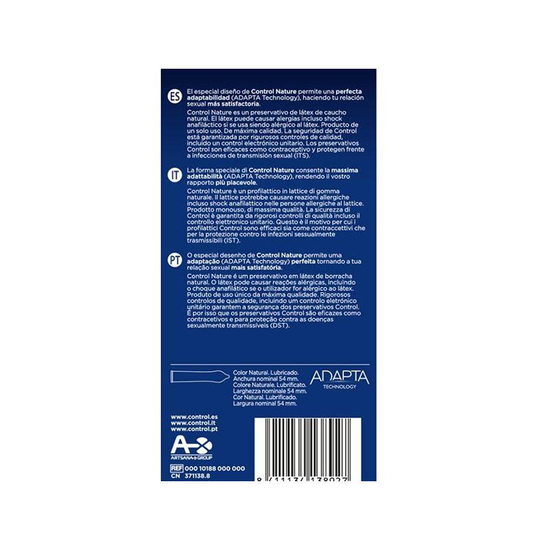 Preservativos Control Adapta Nature 6 Uds
