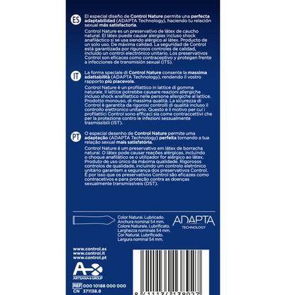 Preservativos Control Adapta Nature 6 Uds