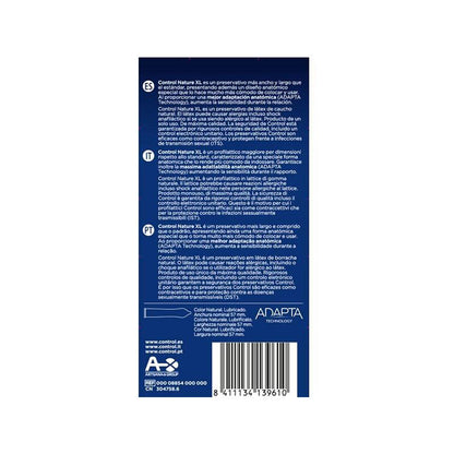 Preservativos Control Adapta Nature XL 12 Uds
