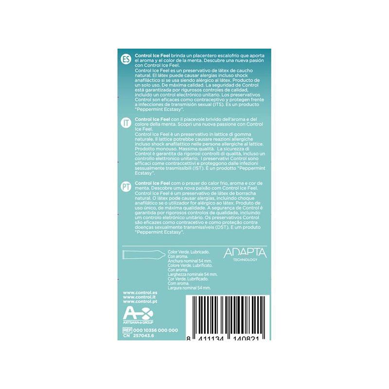Preservativos Control Ice Feel Efecto Frio 10 Uds