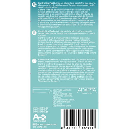 Preservativos Control Ice Feel Efecto Frio 10 Uds