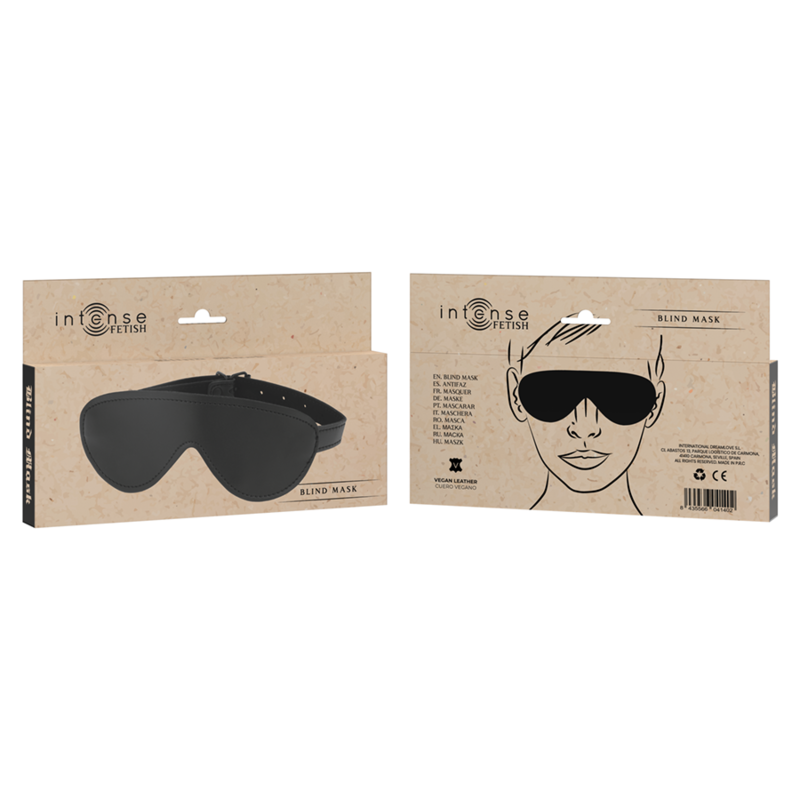 Fetish Antifaz Cuero Vegano
