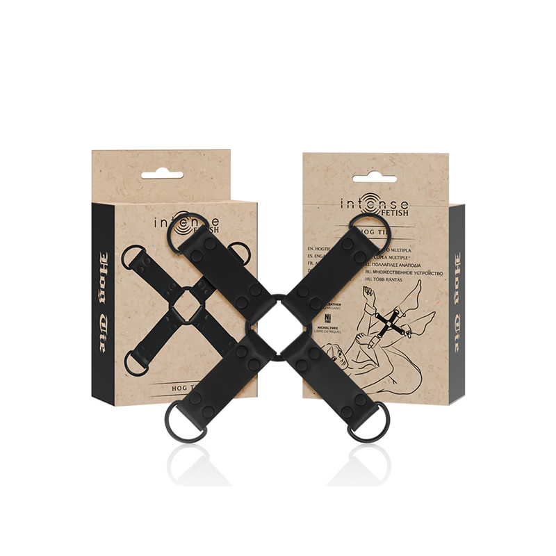 Fetish Enganche Múltiple Para Manos Y Pies De Cuero Vegano