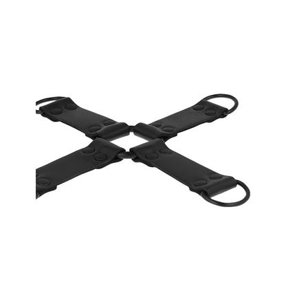 Fetish Enganche Múltiple Para Manos Y Pies De Cuero Vegano