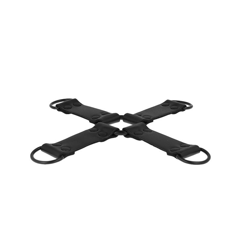 Fetish Enganche Múltiple Para Manos Y Pies De Cuero Vegano