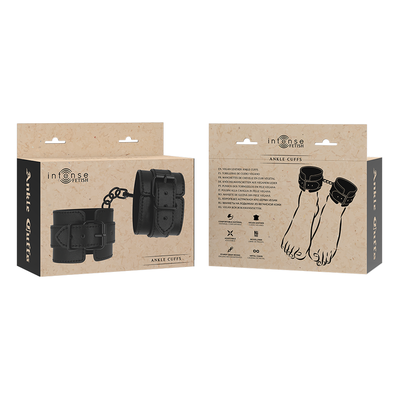 Fetish Tobilleras De Cuero Vegano