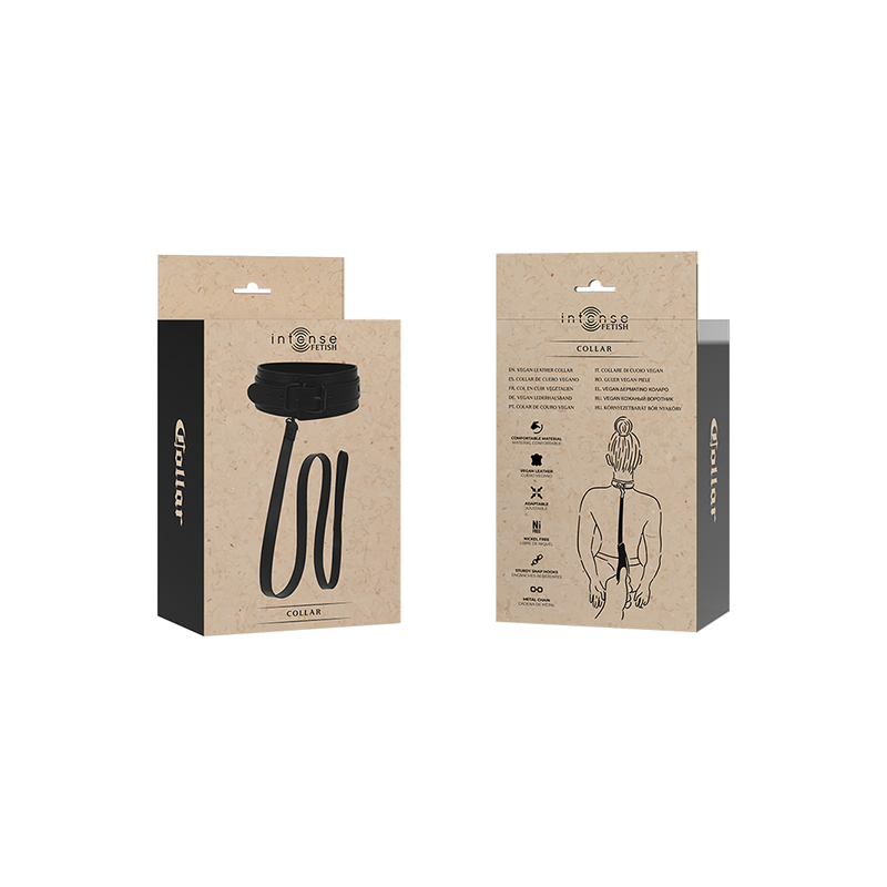 Fetish Collar De Cuero Vegano