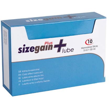 Lubricante Sizegain+ Lube Efecto Frio
