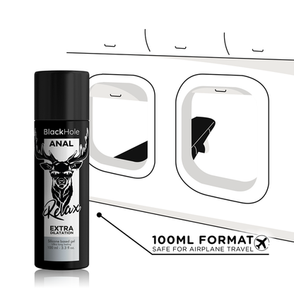 Lubricante Anal Black Hole Relax Extra Dilatacion 100 ML