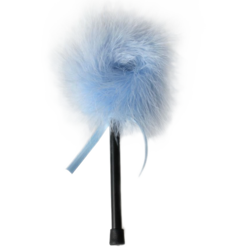 Plumero Marabu Azul Celeste