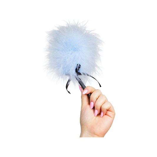 Plumero Marabu Azul Celeste