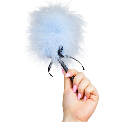 Plumero Marabu Azul Celeste