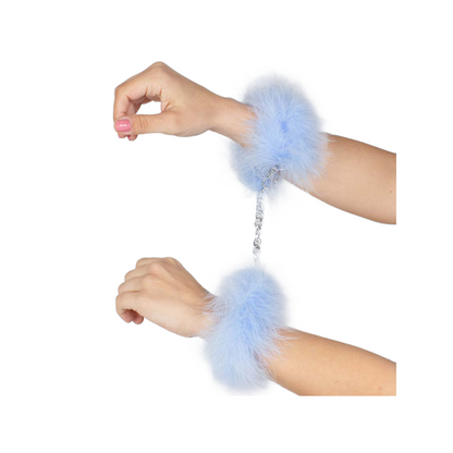 Esposas Azul Marabou
