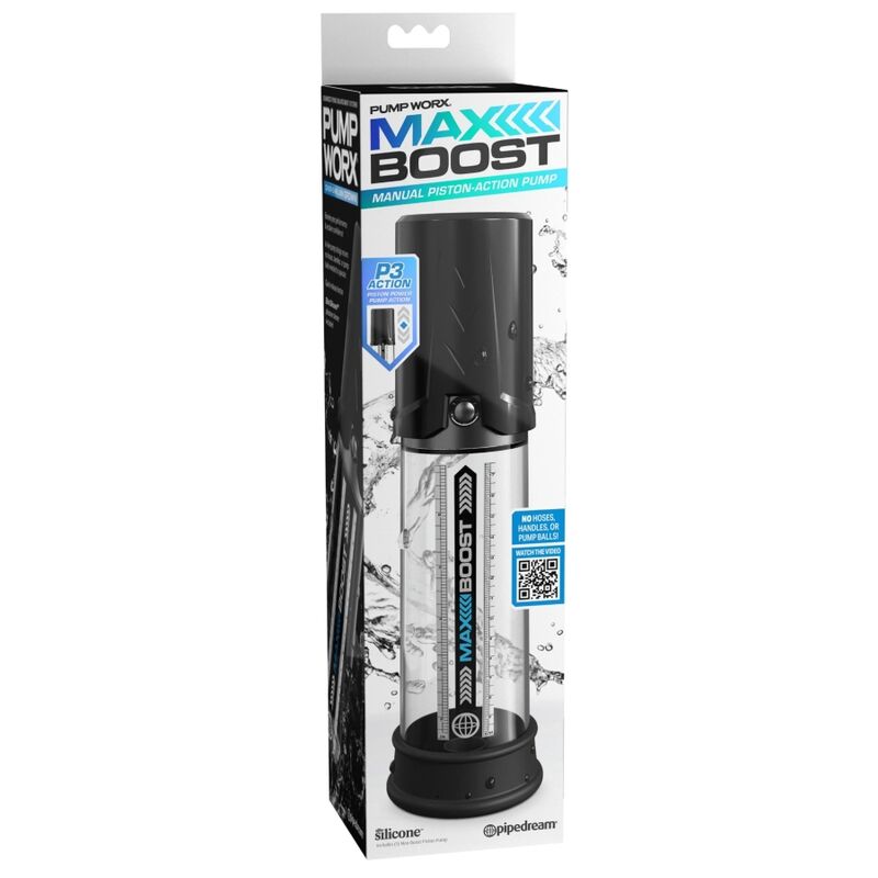 Bomba De Ereccion Max Boost Negro