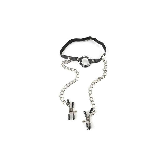 Mordaza Con Pinzas Para Pezones