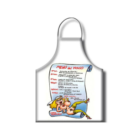 Delantal Menu Novio