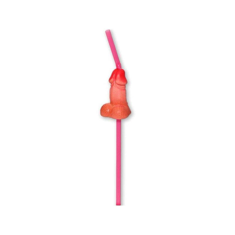 Pajitas Pene Grande Natural - 5 Uds