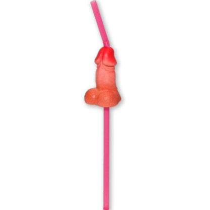 Pajitas Pene Grande Natural - 5 Uds