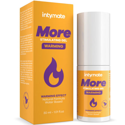 More Gel Masaje Efecto Calor Base Agua Para Ella 30 ML