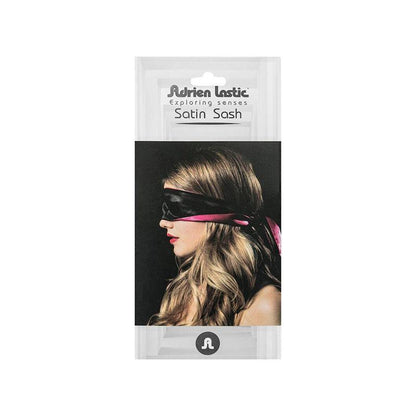 Venda Satin Reversible Rosa/Negro