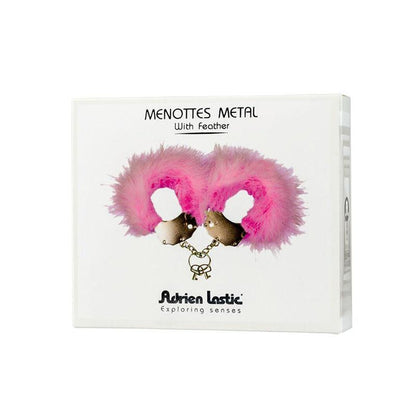 Esposas Metal Con Plumas Rosa