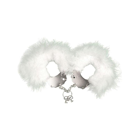 Esposas Metal Con Plumas Blanco