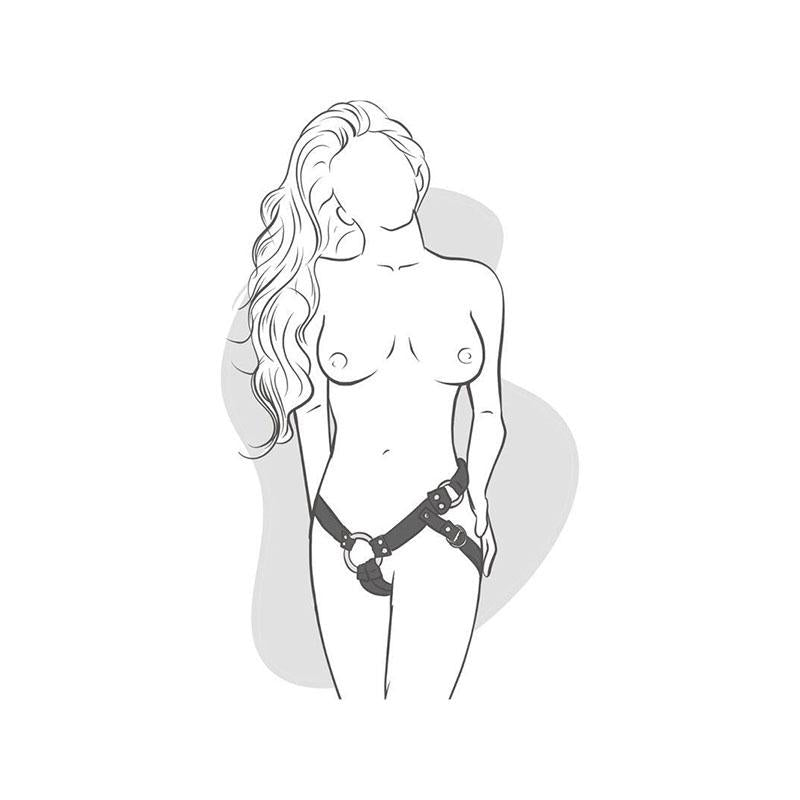 Lastic Strap-On Arnes Para Dildos