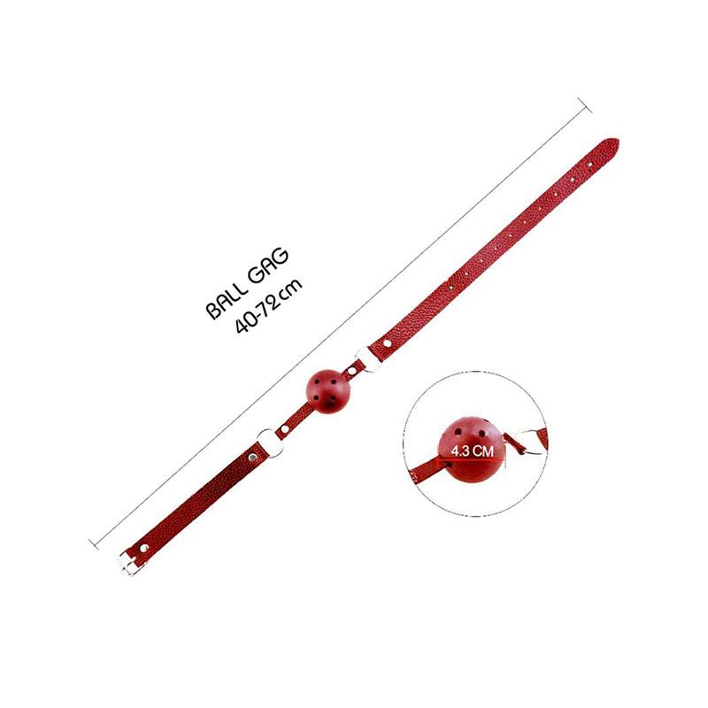 Discretion Mordaza Transpirable Rojo