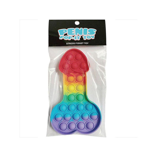Juguete Antiestres Penis Pop-It Multicolor