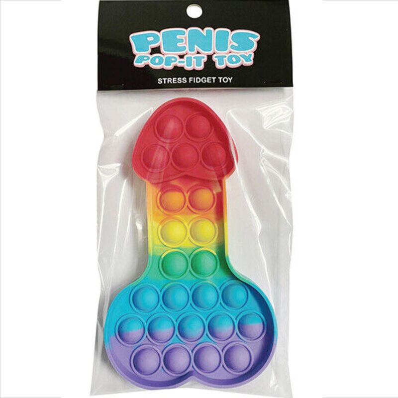 Juguete Antiestres Penis Pop-It Multicolor
