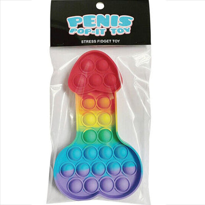 Juguete Antiestres Penis Pop-It Multicolor