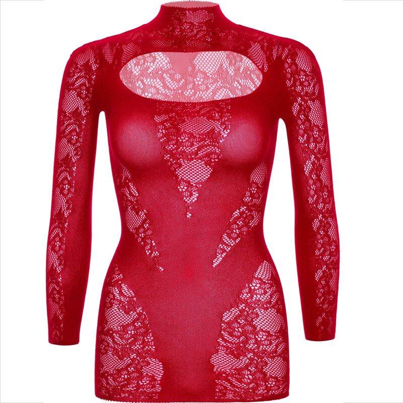 Vestido Encaje Manga Larga