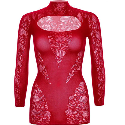 Vestido Encaje Manga Larga