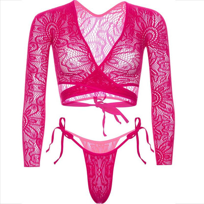 Conjunto Top & Tanga Encaje