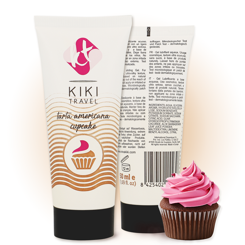 Lubricante Kikí Travel Cupcake 50 ML