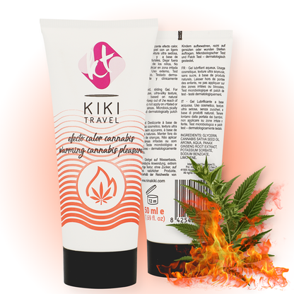 Lubricante Kikí Cannabis Efecto Calor 50 ML