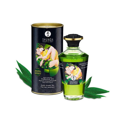 Aceite Masaje Efecto Calor Te Verde Organico 100 ML