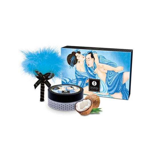 Kit Polvos De Masaje Comestible Coco