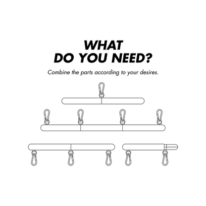 Barra Separadora Ajustable 4 Piezas