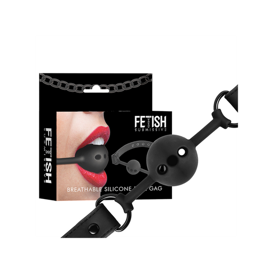 Mordaza De Bola De Silicona Transpirable