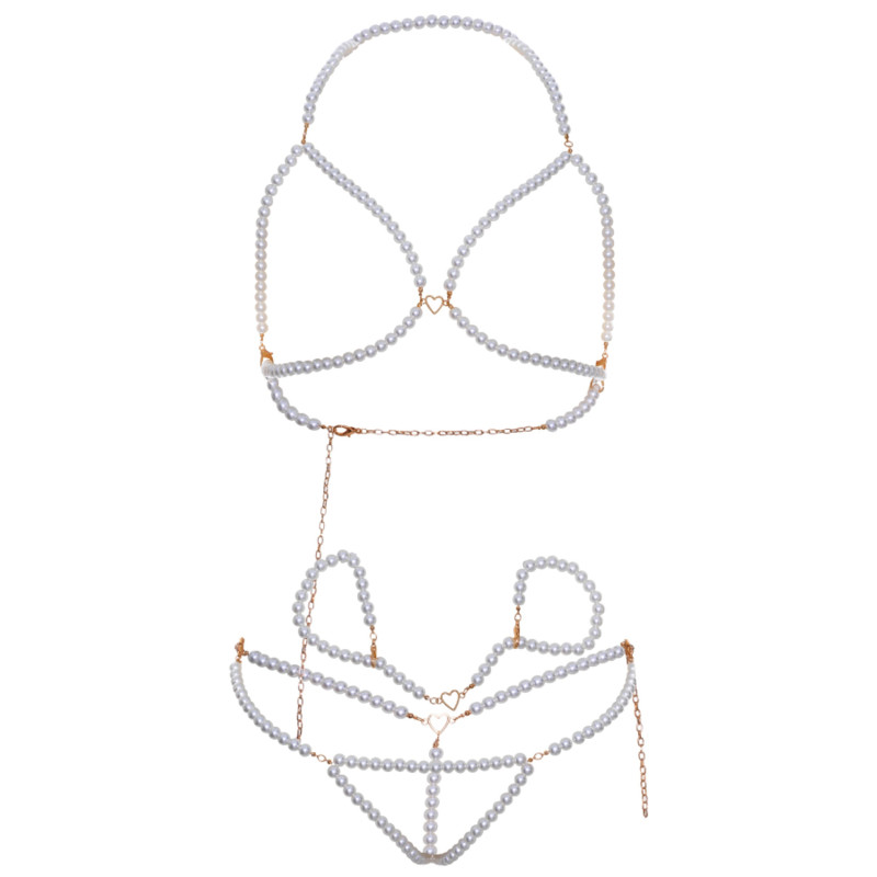 Conjunto 3 Piezas Perlas